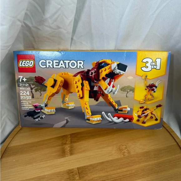 *BRAND NEW*Lego Creator 3 In 1 Wild Lion Set 224 Pc Gift Kids *RETIRED*